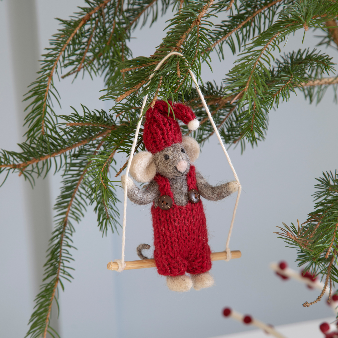 Felt Christmas Mice