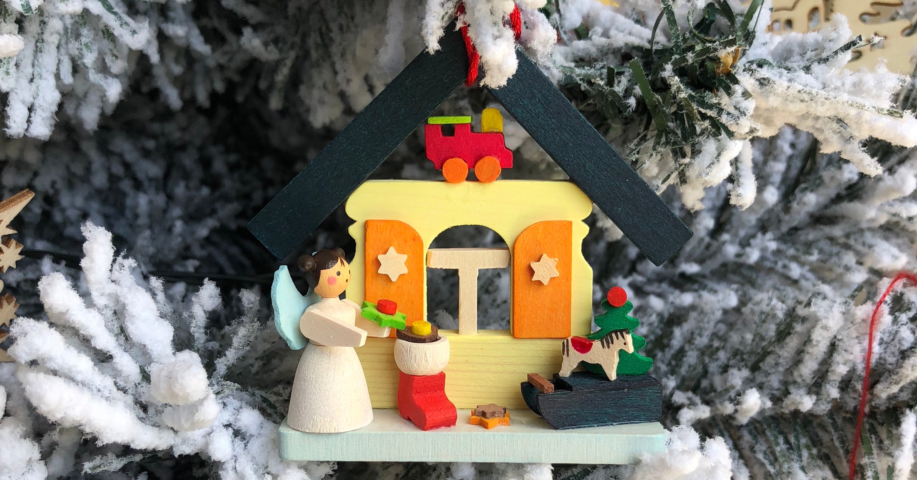 Little Houses - Christmas Tree Decorations