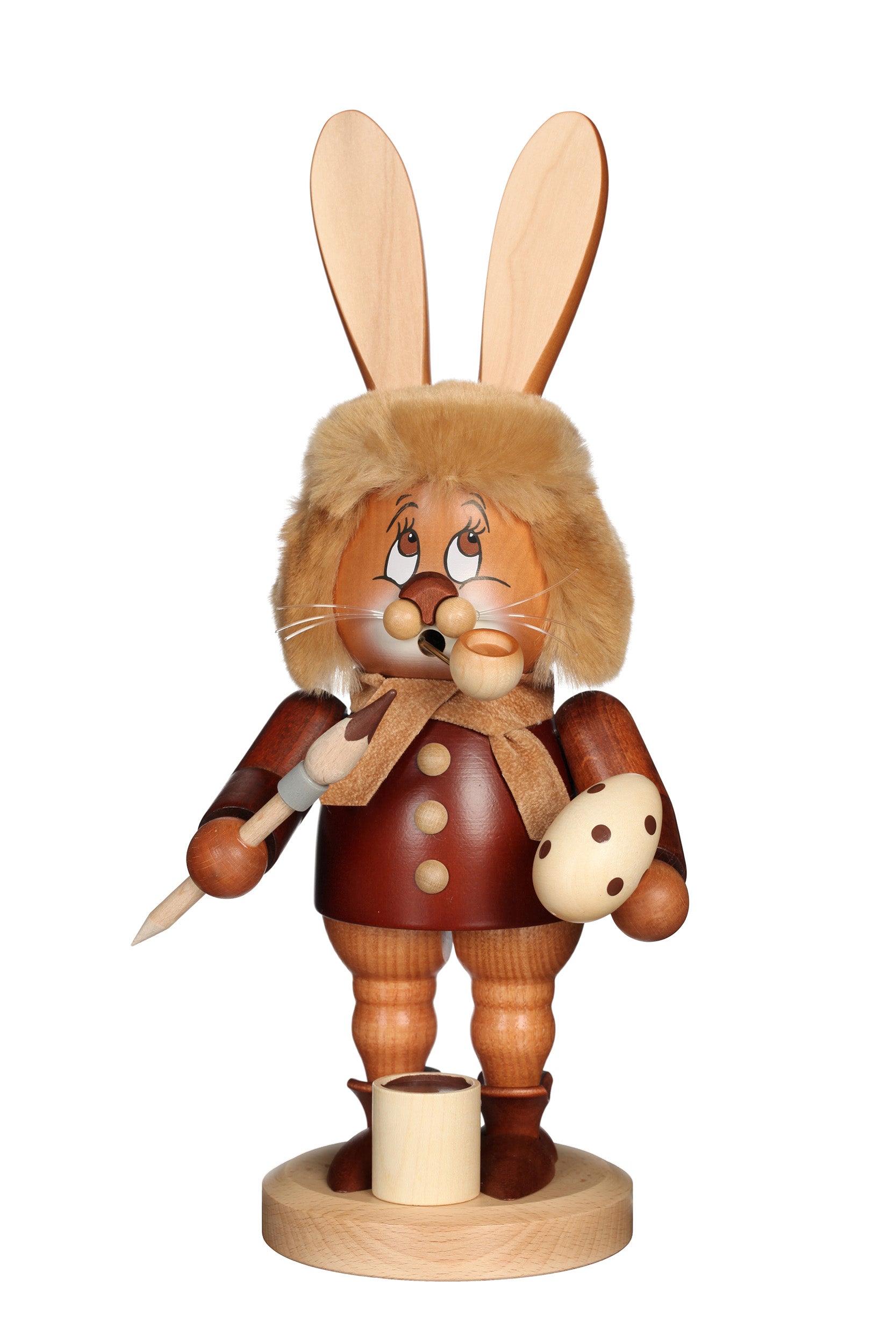 Easter Incense Burner (Premium) - Bunny Decorating Eggs