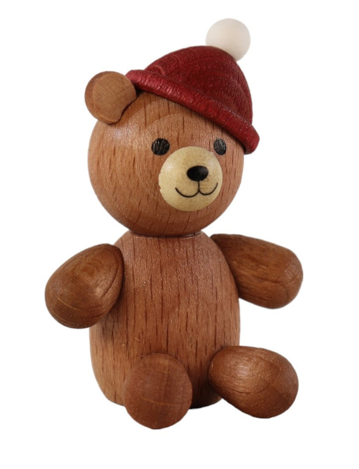 Weihnachtsmann Collectibles - Little Teddy with Santa Cap