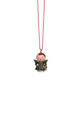 Mini angel - Red and Green Gloss - Christmas tree decoration