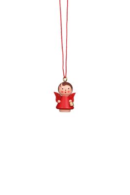 Mini angel - Red and Green Gloss - Christmas tree decoration