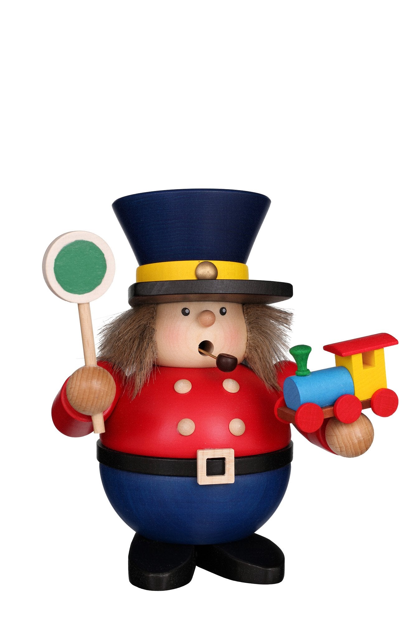 Incense Burner - Premium - Colourful train conductor