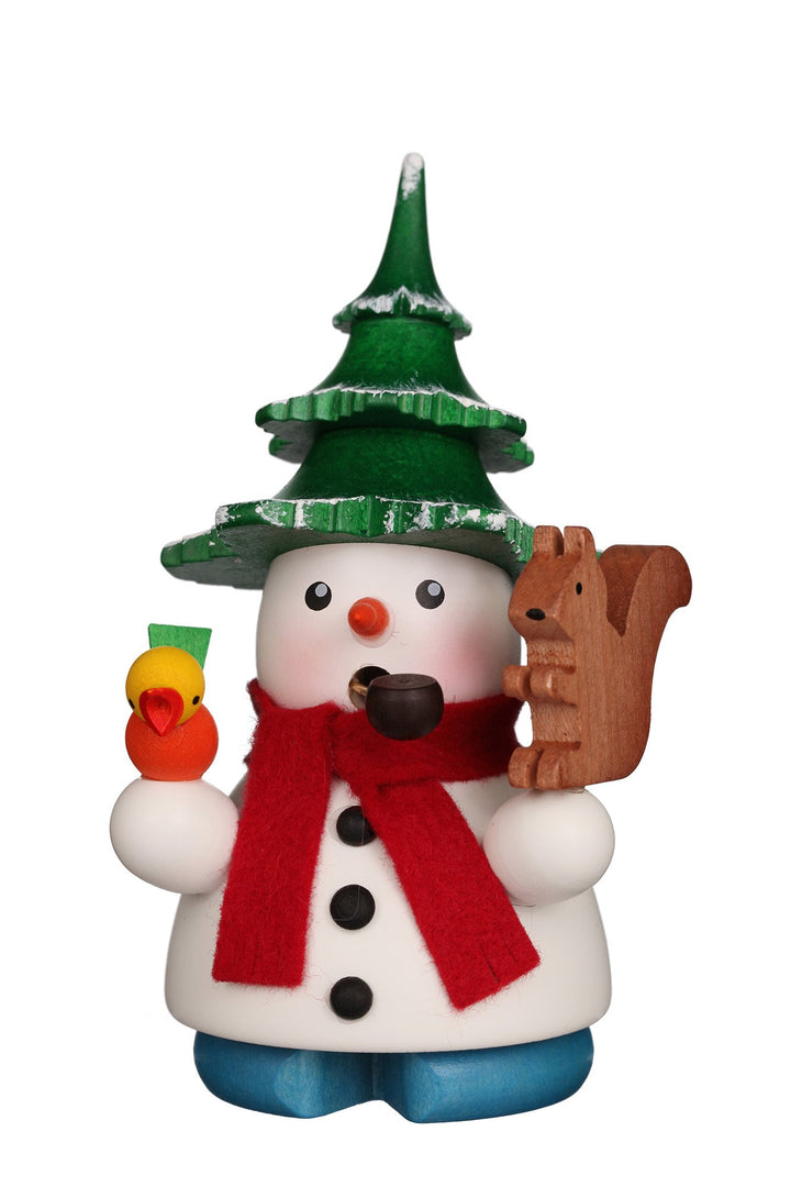 Incense Burner - Mini - Snowman with Forest Friends