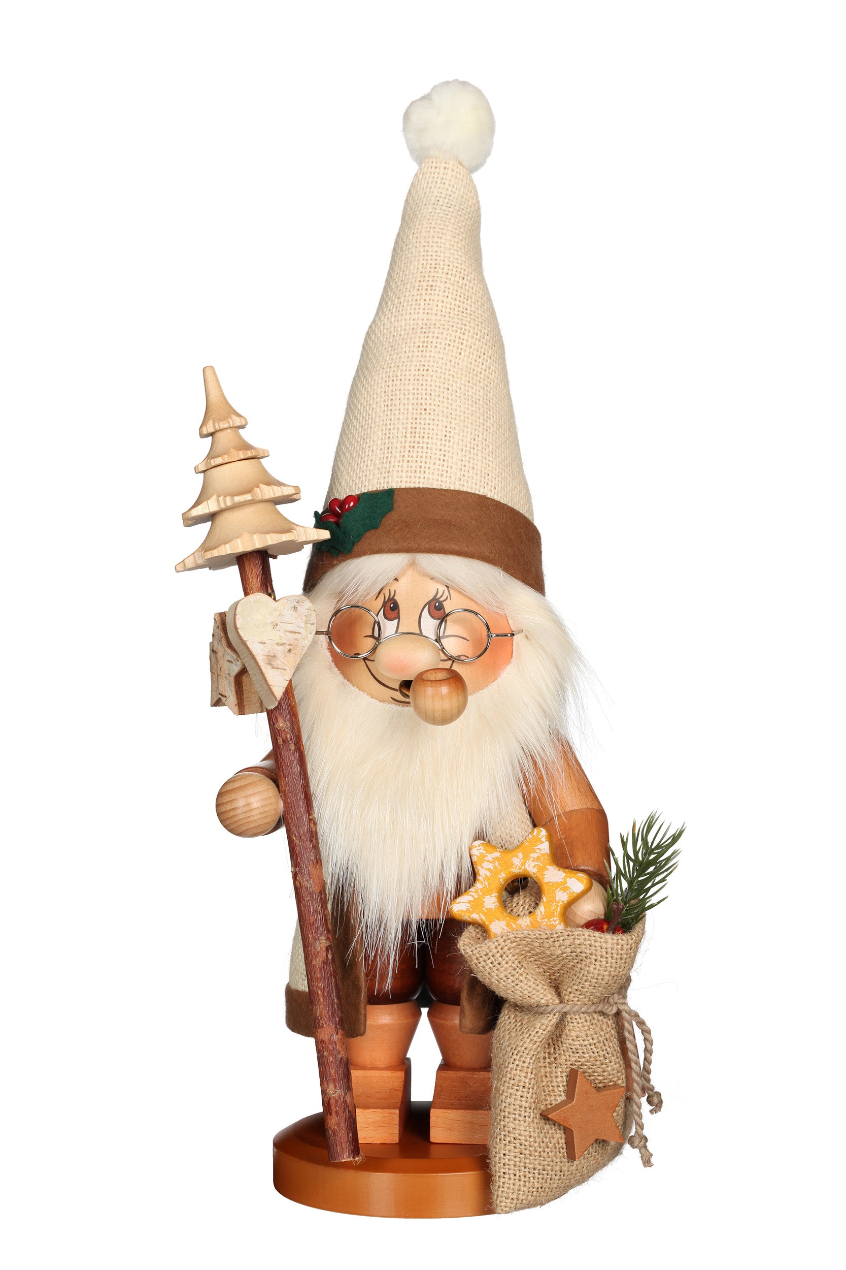 Incense Burner - Collector's Edition - Dwarf with Staff and Christmas Sack