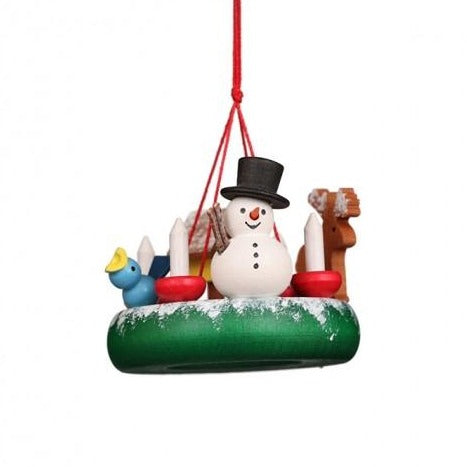 Advent Wreath (Snowman) - Christmas Tree Decoration