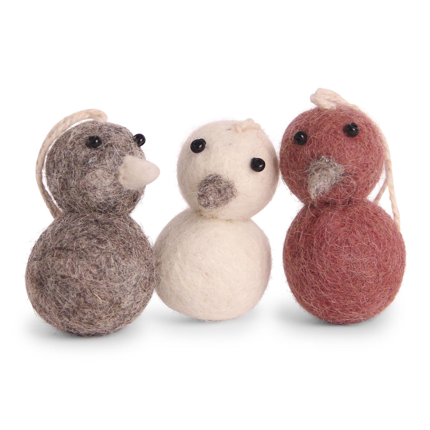 Easter Birds -  Colourful Chickadees (Set of 3) - Hanging Decorations