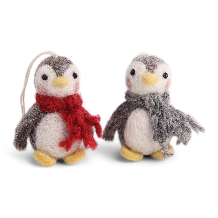 Felt Christmas Tree Decoration - Baby Penguin (Set of 3)