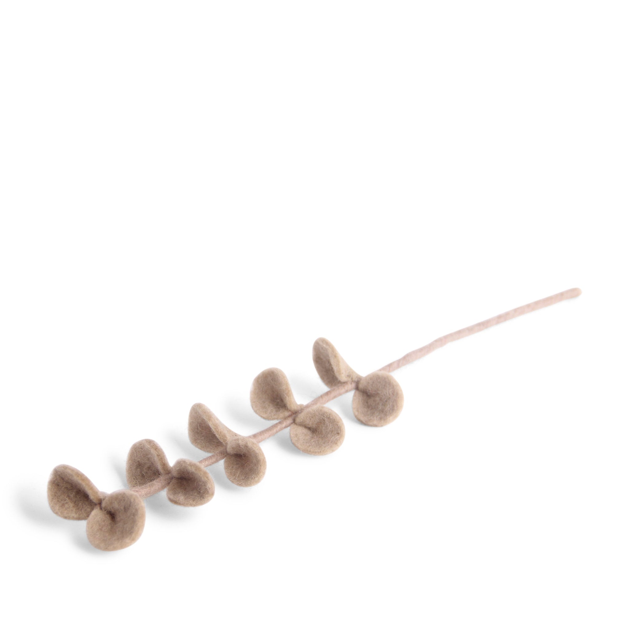 Felt Foliage - Branch with round Eucalyptus style leaves