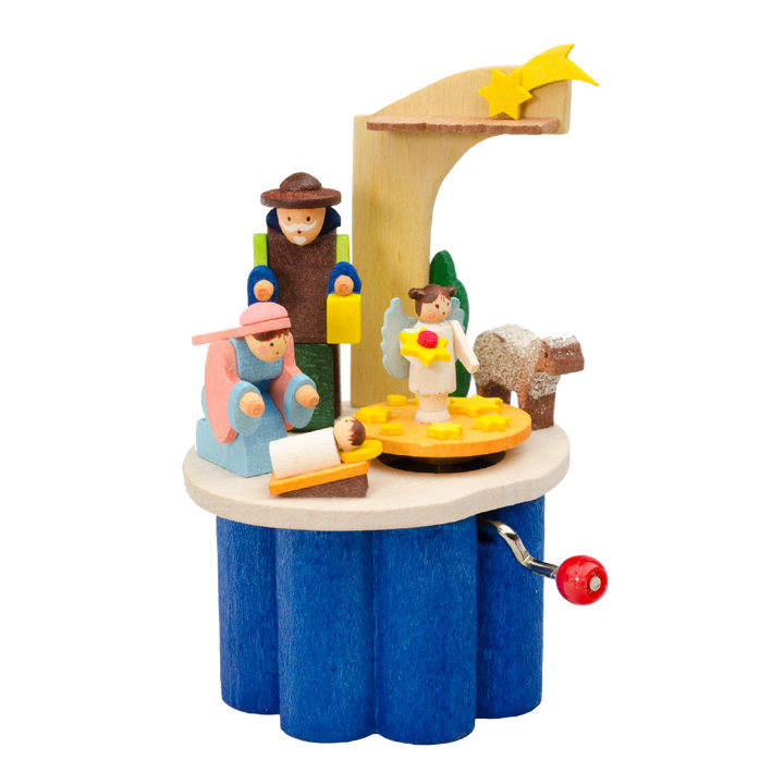 Music Box (Traditional Crank-Style) - Nativity