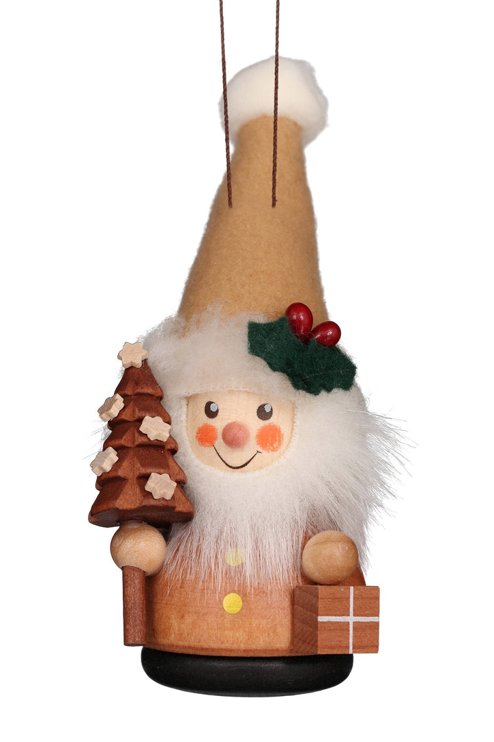 Little gnome Christmas tree decoration - Natural Santa's helper