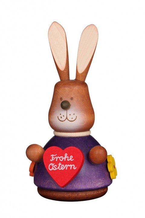 Easter bunny wobble figure with Love-heart