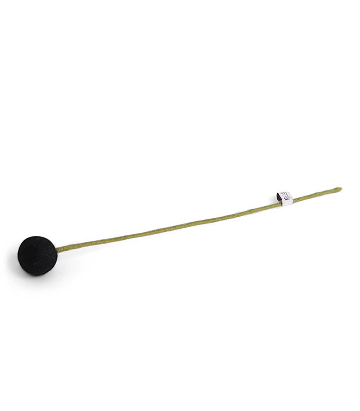 Felt Flowers - Blossom Medium (3.5cm) - Black