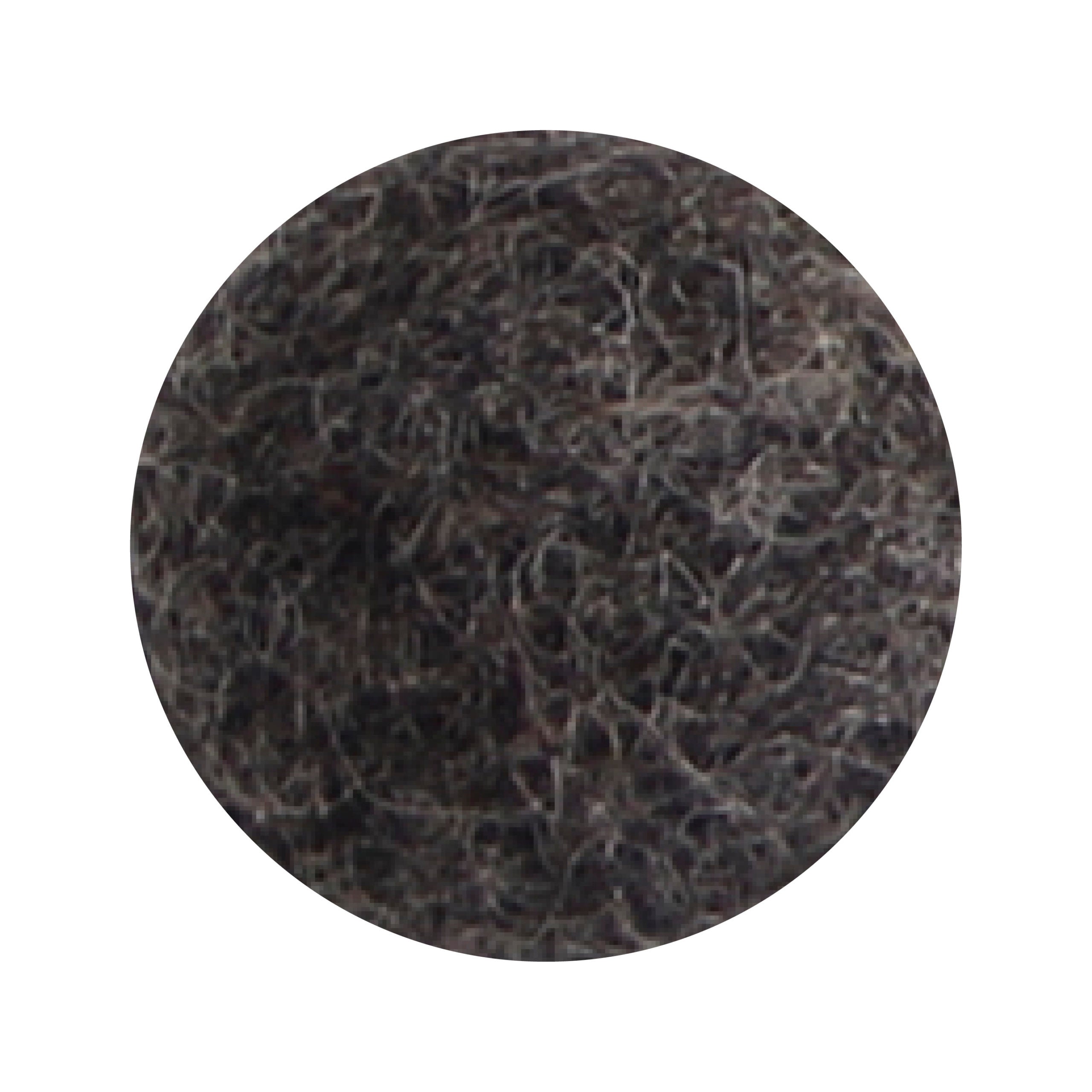 Felt Flowers - Blossom Medium (3.5cm) - Black (Natural)