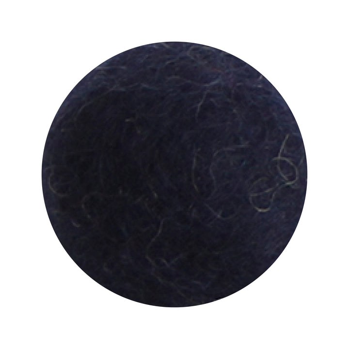 Felt Flowers - Blossom Medium (3.5cm) - Blue (Navy)