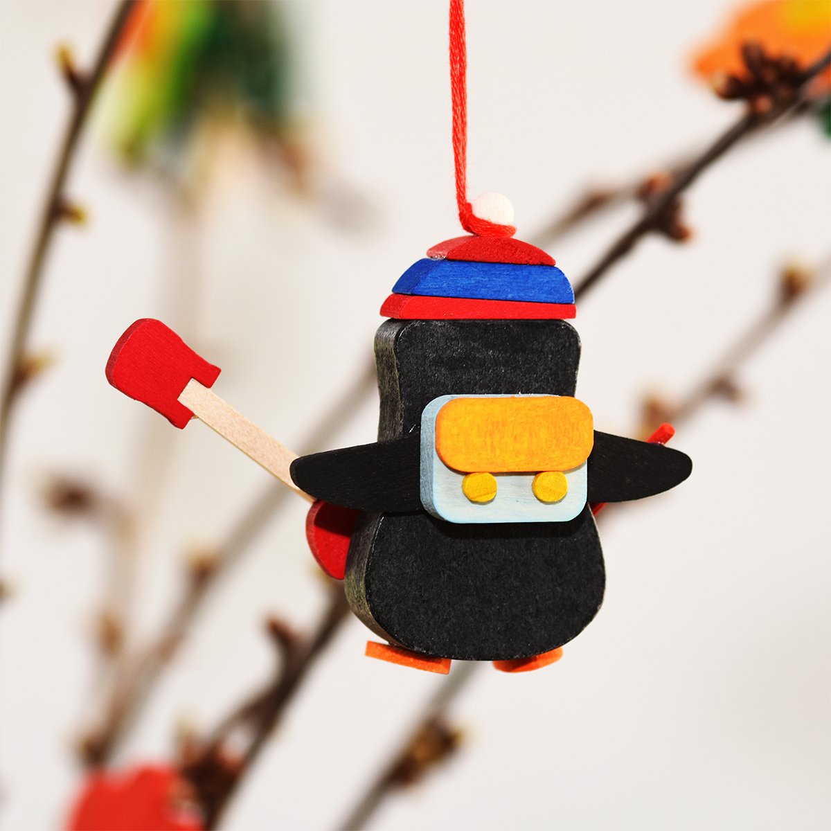 Penguin drummer - Christmas tree decoration