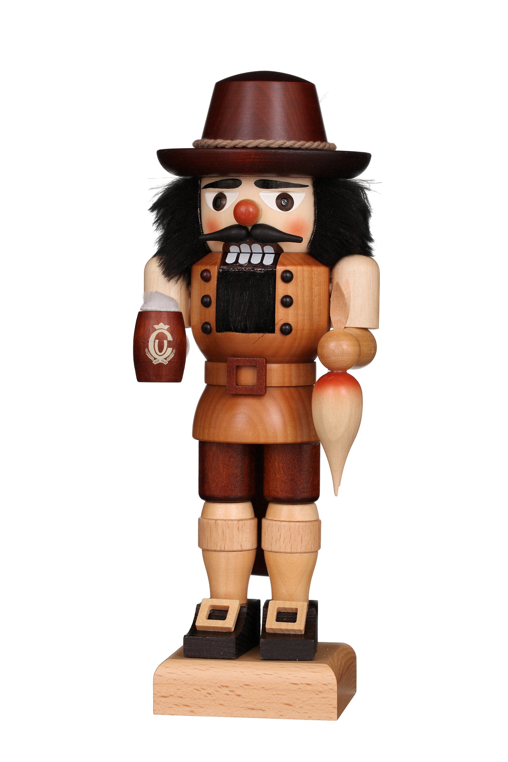 Nutcracker (Small) - Bavarian in Natural Tones