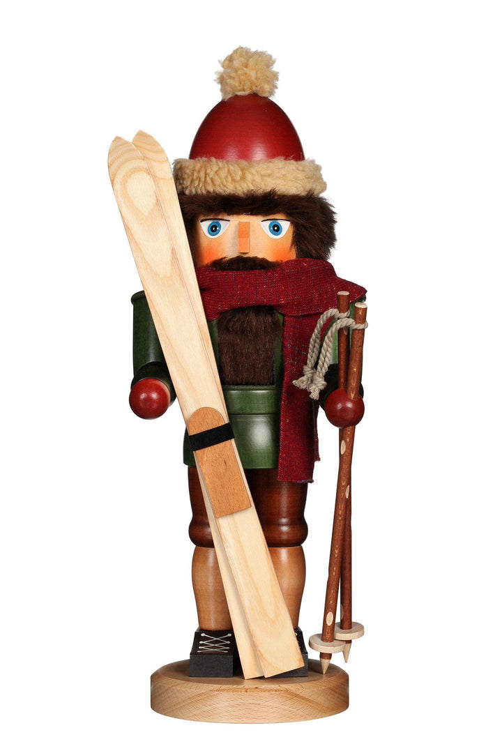 Nutcracker (Classic) - Skier with Red Scarf