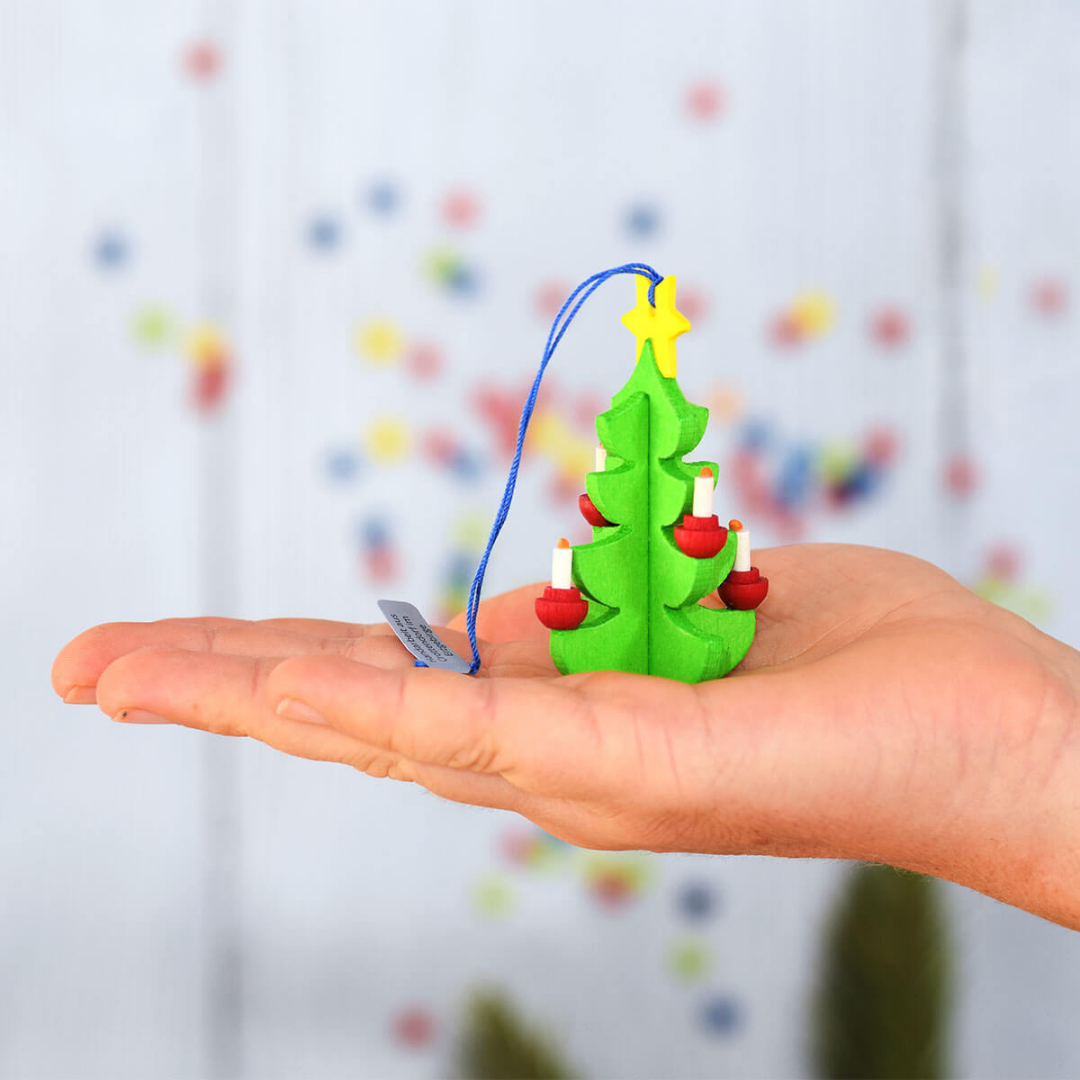 Christmas Tree with Candles -  Christmas tree decoration