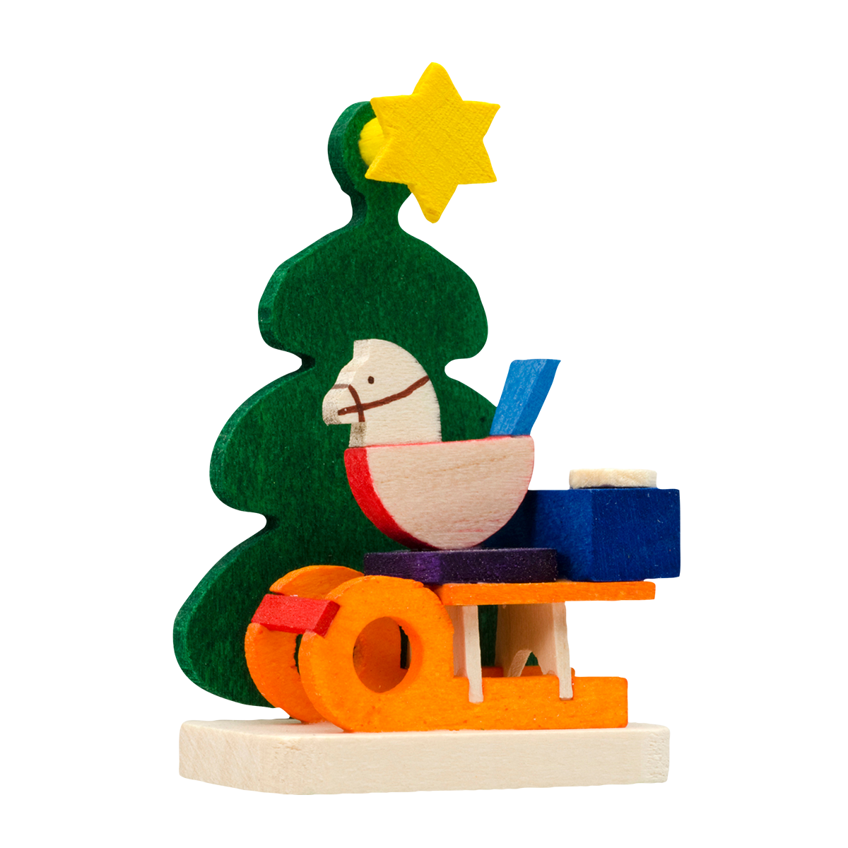 Christmas Tree Memories - Rocking Horse and Sled - Christmas tree decoration