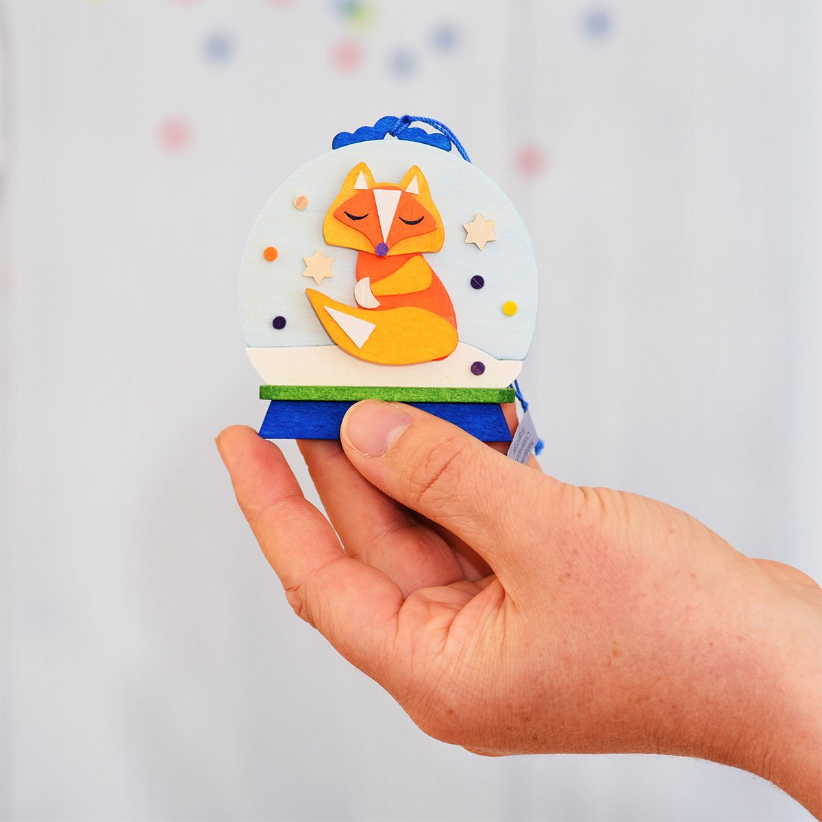 Snow Globe - Felix the Fox - Christmas tree decoration