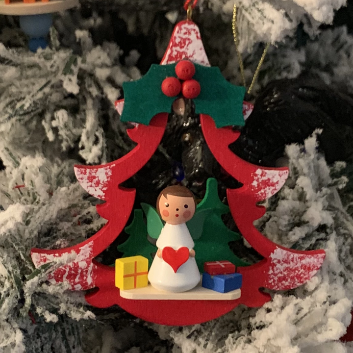 Angel Tree with Heart - Christmas Tree Decoration