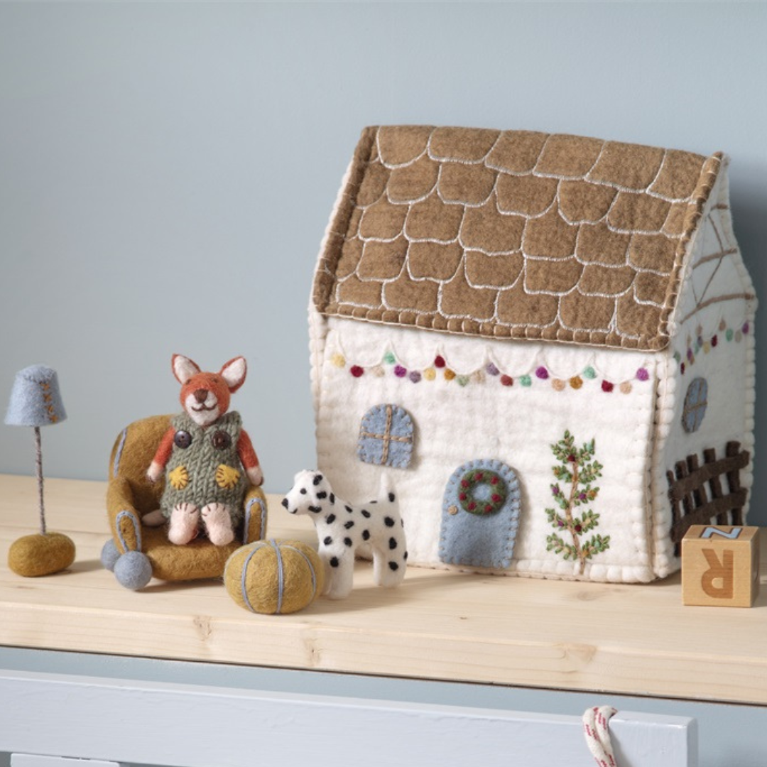 Children's Figurines - Festive Fox House