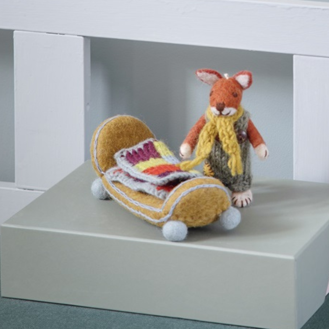 Children's Figurines - Festive Fox House