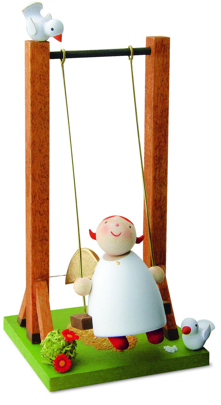 Little Angel Figurine - Guardian Angel on a Swing