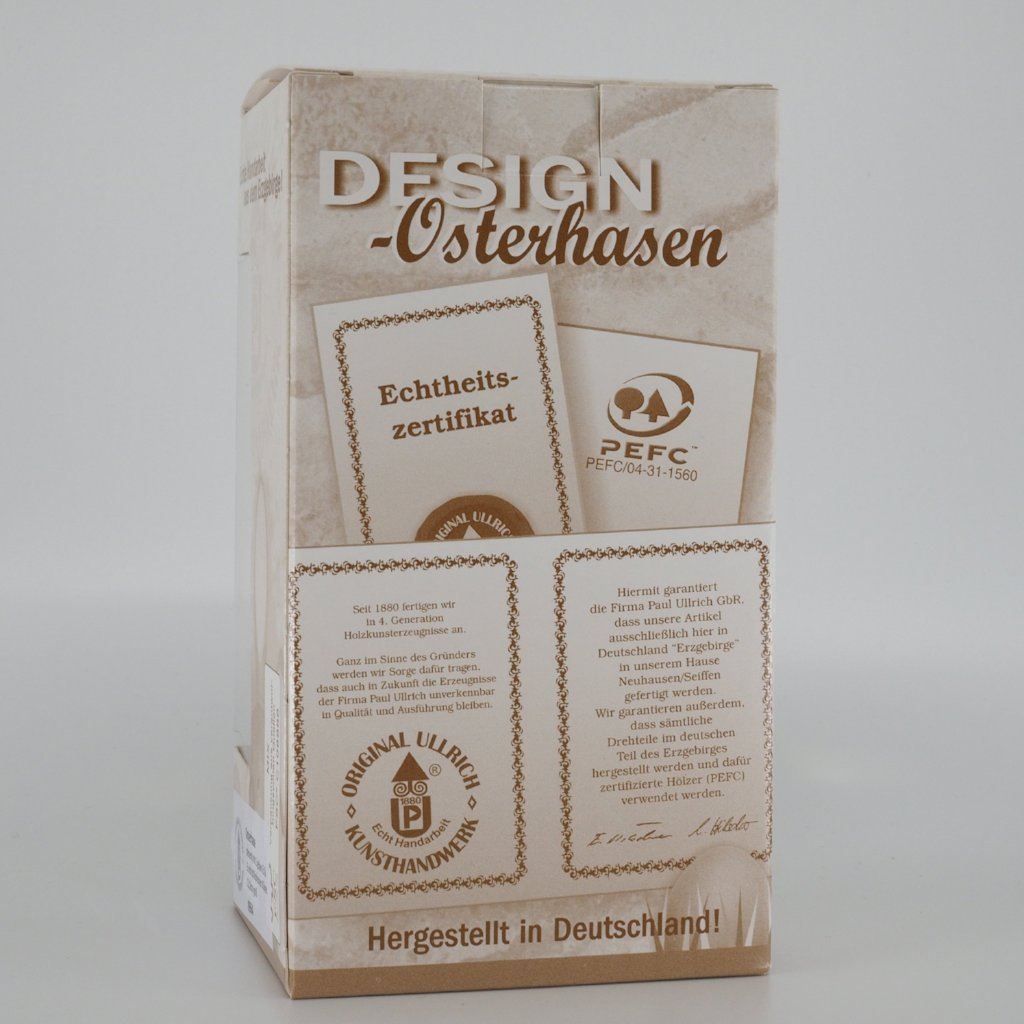 Osterhase Collectible - Bunny Girl with Bunch of Flowers