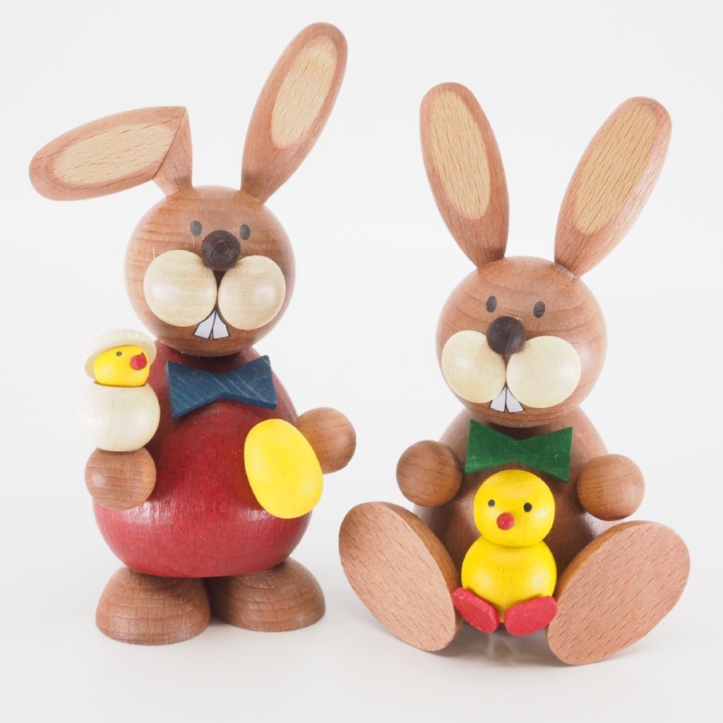 Osterhase Collectible - Bunny Boy with Hatching Chick