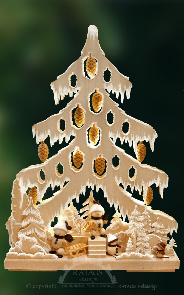 Lighted Arch (Schwibbogen) - Tree - Snow Children