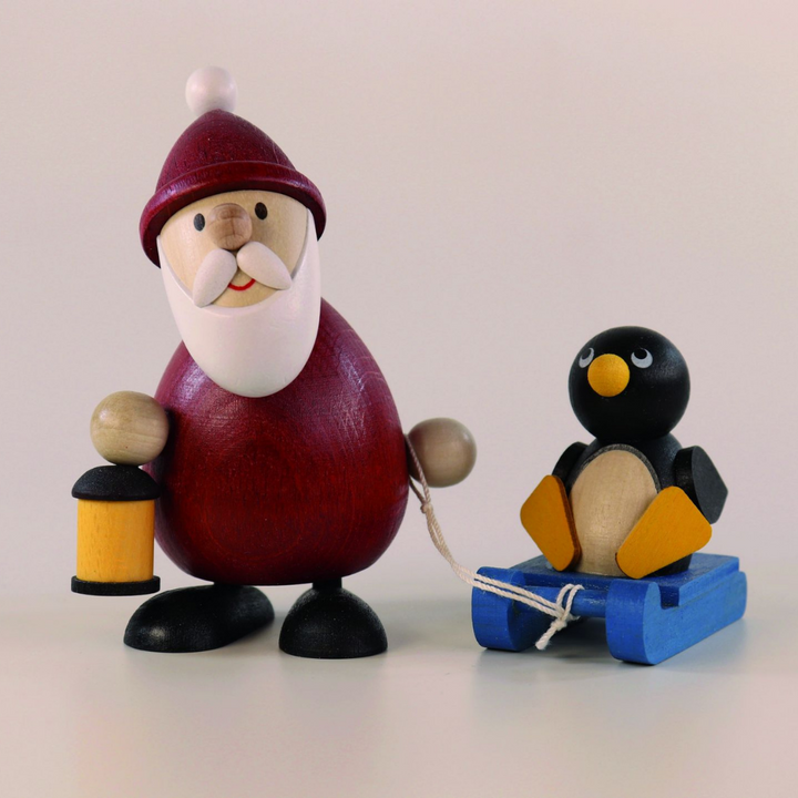 Weihnachtsmann Collectibles - Santa and Francine the Penguin