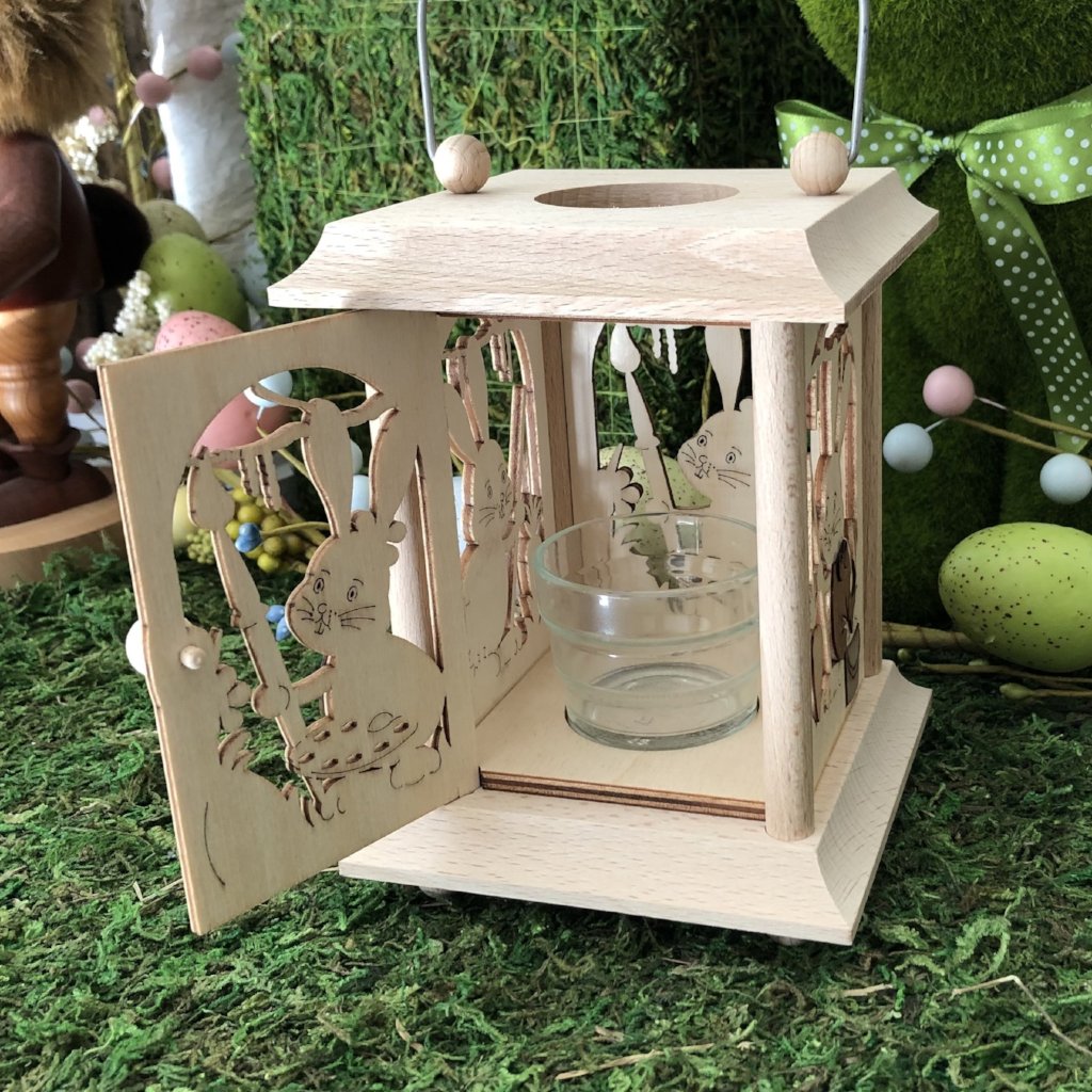 Easter Lantern - Bunnies