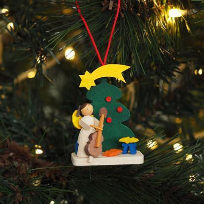 Santa's little musical angel - Christmas tree decoration
